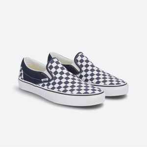 Vans Classic Slip On "Navy/White" Preschool Unisex Shoe